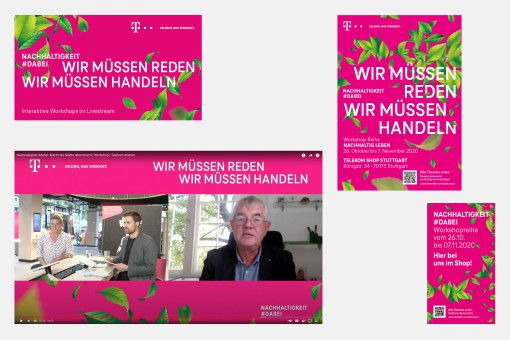 Telekom-Livestreams zum Thema Nachhaltigkeit