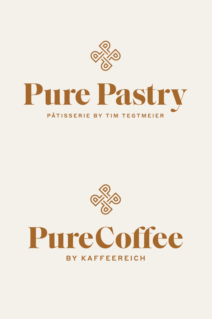 pure pastry corporate design logo