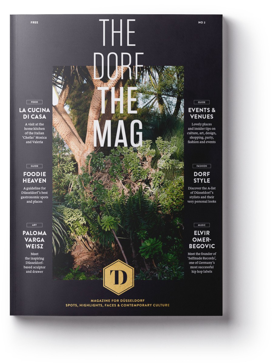 Cover von THE DORF THE MAG No. 2 mit üppiger Pflanzenfotografie und dunklem Hintergrund aus dem Jahr 2018